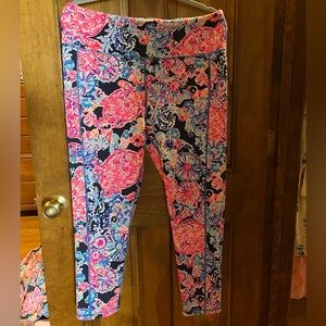 Lilly Pulitzer Luxletic weekender legging turtle amazement Sz XL